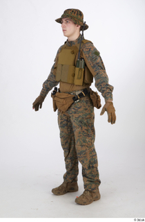  Photos Casey Schneider A pose in Uniform Marpat WDL A pose standing whole body 0002.jpg